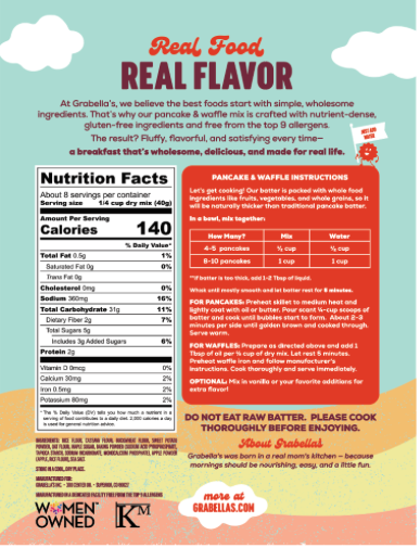 Grabella's Homestyle Pancake & Waffle Mix